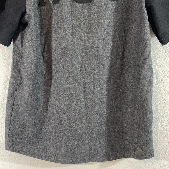 HUF Worldwide Baseball Jersey Size Medium Mens Gray Wool Blend Black Panther - Picture 5 of 9